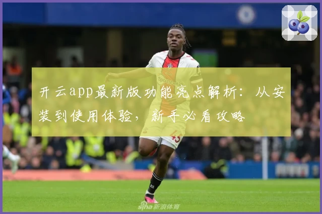 开云app最新版功能亮点解析：从安装到使用体验，新手必看攻略